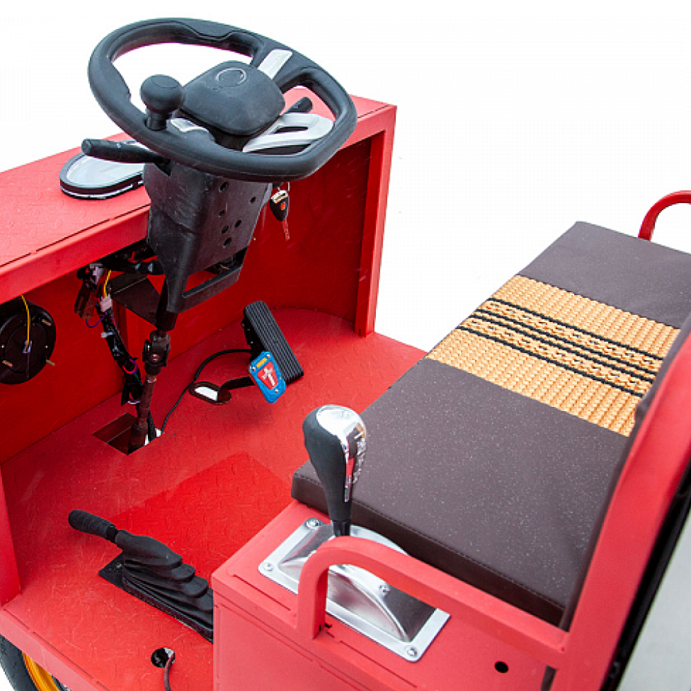 Платформенная тележка электрическая Rutrike КАРА КУНГ 7