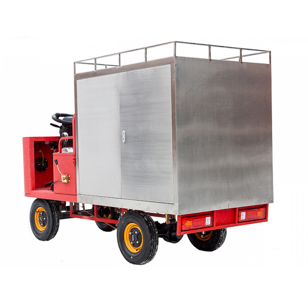 Платформенная тележка электрическая Rutrike КАРА КУНГ 2