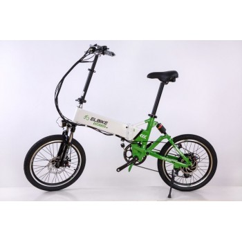 ЭЛЕКТРОВЕЛОСИПЕД ELBIKE GANGSTAR VIP 500W 48V Бело-зеленый