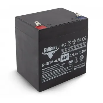 Аккумуляторная батарея RuTrike 6-GFM-4,5 (12V4,5A/H C20)